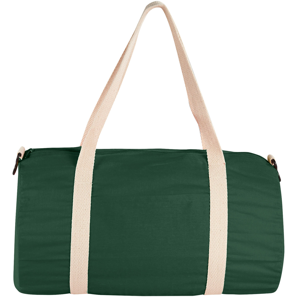 Бавовняна сумка Barrel Duffel, колір зелений - 12019503- Фото №4