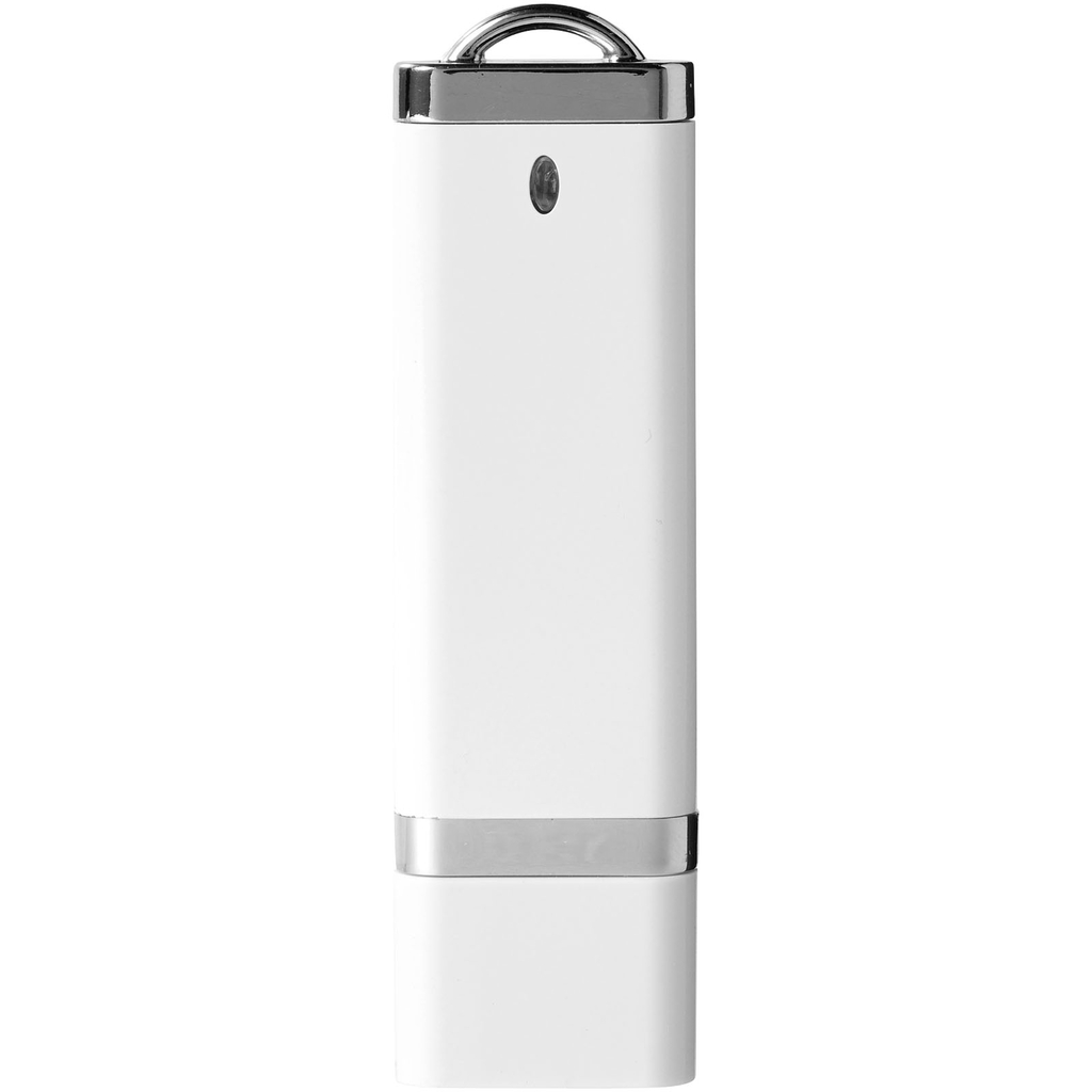 Флешка Flat 4GB, цвет белый - 12352501- Фото №5