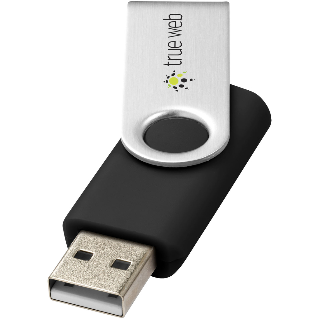 Накопичувач Basic USB 32GB, колір суцільний чорний - 12371400- Фото №2