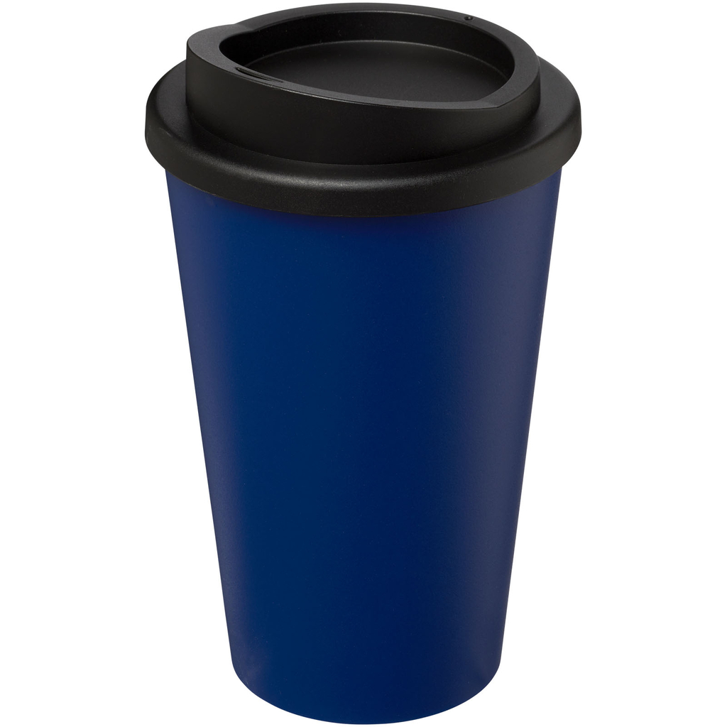 Термокружка Americano, цвет синий, сплошной черный - 21000114- Фото №1
