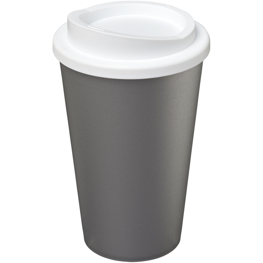 Термокружка Americano, колір сріблястий, білий - 21000125- Фото №1