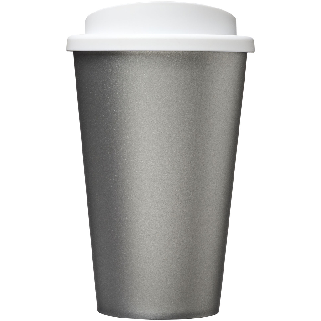 Термокружка Americano, колір сріблястий, білий - 21000125- Фото №3