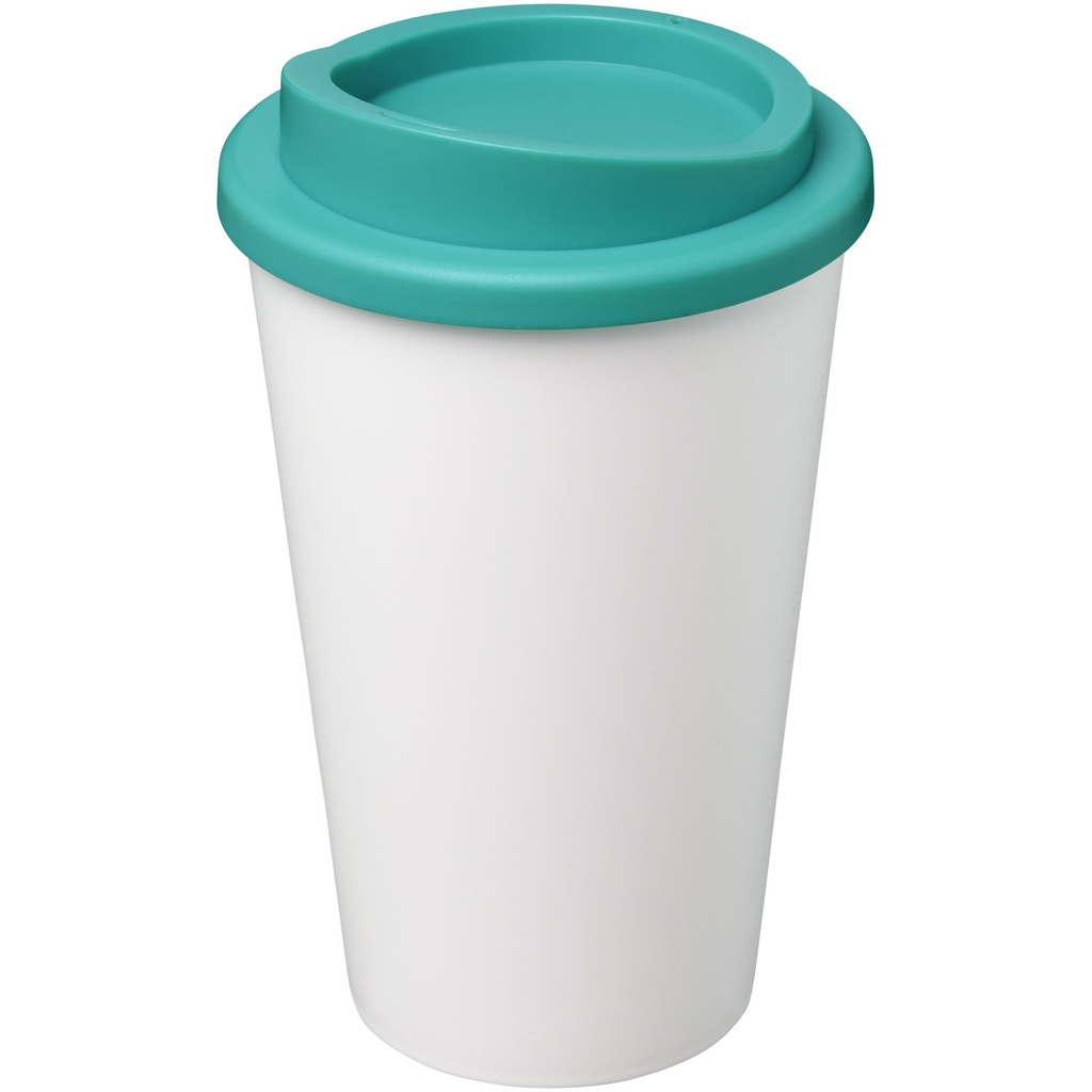 Термокружка Americano, колір білий, аква - 21000128- Фото №1 Термокружка Americano, колір білий, аква - 21000128- Фото №1