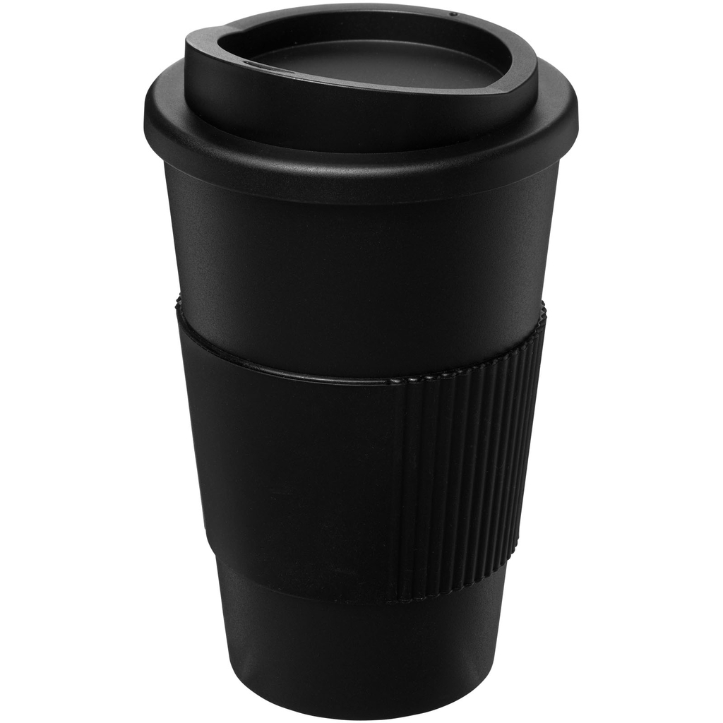 Термокружка Americano, колір суцільний чорний - 21000200- Фото №1