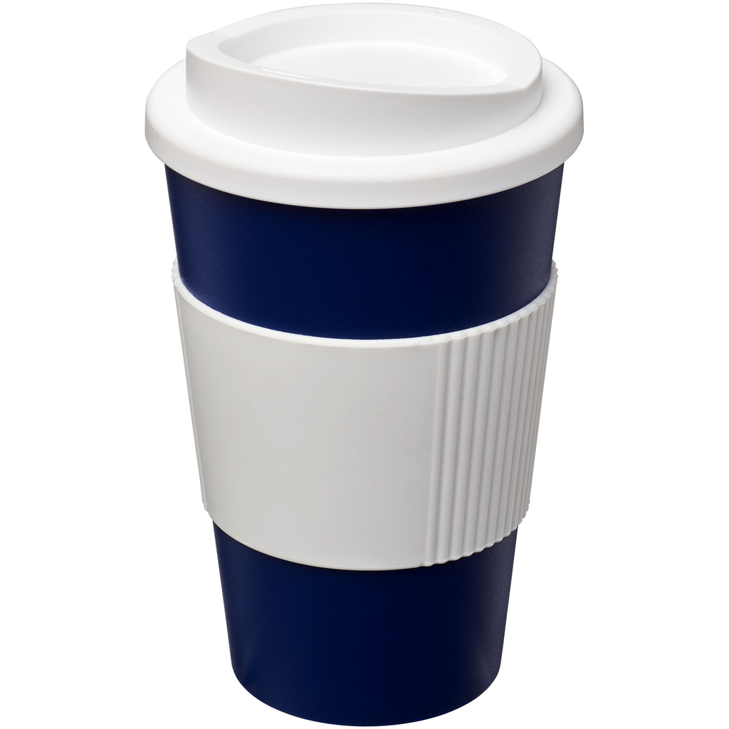 Термокружка Americano, колір синій, білий - 21000215- Фото №1 Термокружка Americano, колір синій, білий - 21000215- Фото №1
