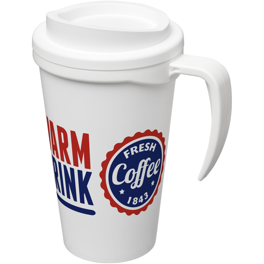 Термокружка Americano Grande, колір білий - 21000400- Фото №2
