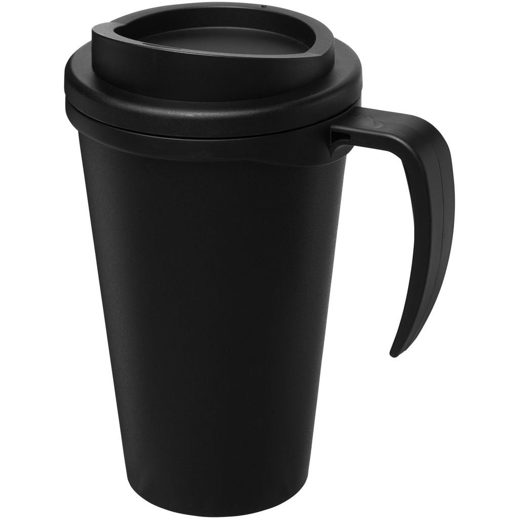 Термокружка Americano Grande, колір суцільний чорний - 21000412- Фото №1