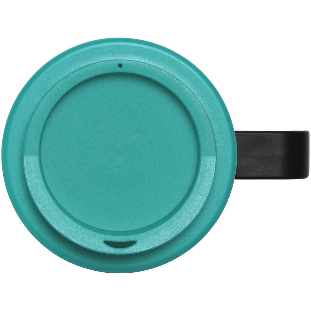 Термокружка Brite-Americano grande, колір суцільний чорний, колір морської хвилі - 21000617- Фото №5