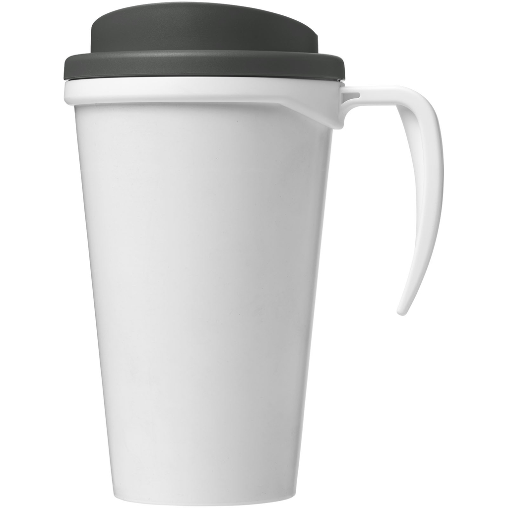 Термокружка Brite-Americano grande, цвет белый, серый - 21000626- Фото №3