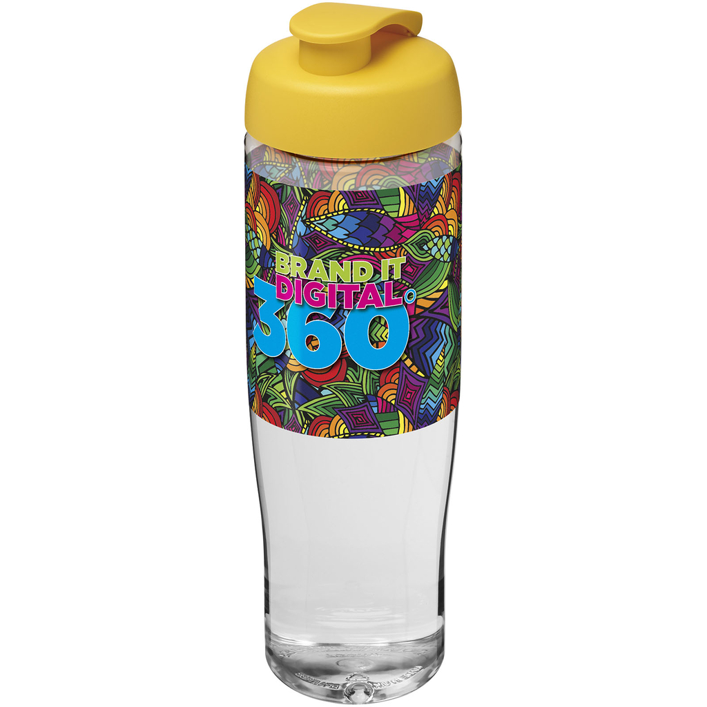 Пляшка спортивна H2O Tempo, колір прозорий, жовтий - 21004010- Фото №2