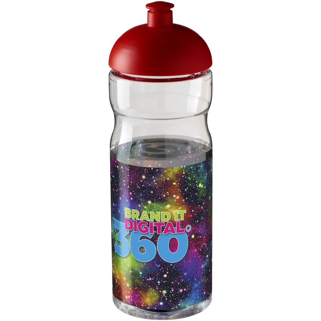 Бутылка спортивная H2O Base, цвет прозрачный, красный - 21004703- Фото №2