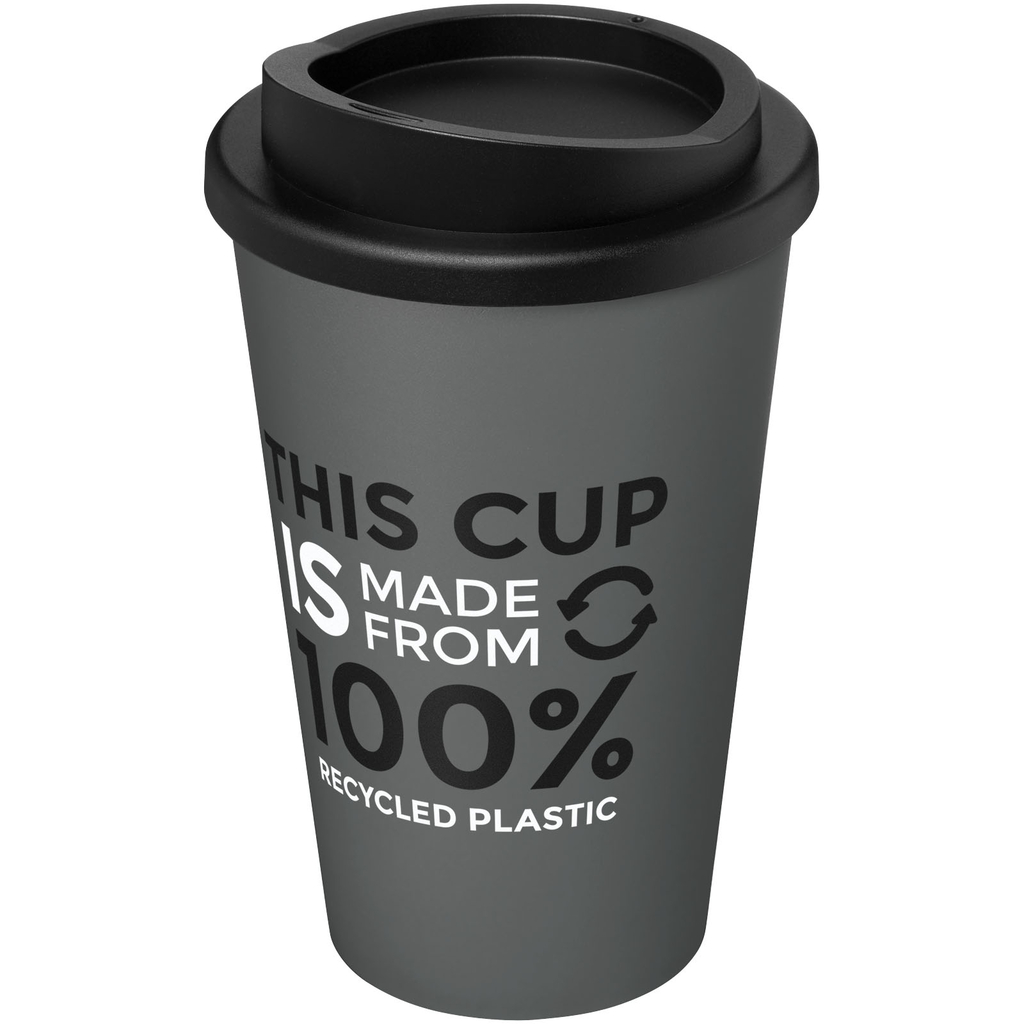Термокружка Recycled Americano® об'ємом 350 мл, колір сірий, суцільний чорний - 21069182- Фото №2 Термокружка Recycled Americano® об'ємом 350 мл, колір сірий, суцільний чорний - 21069182- Фото №2