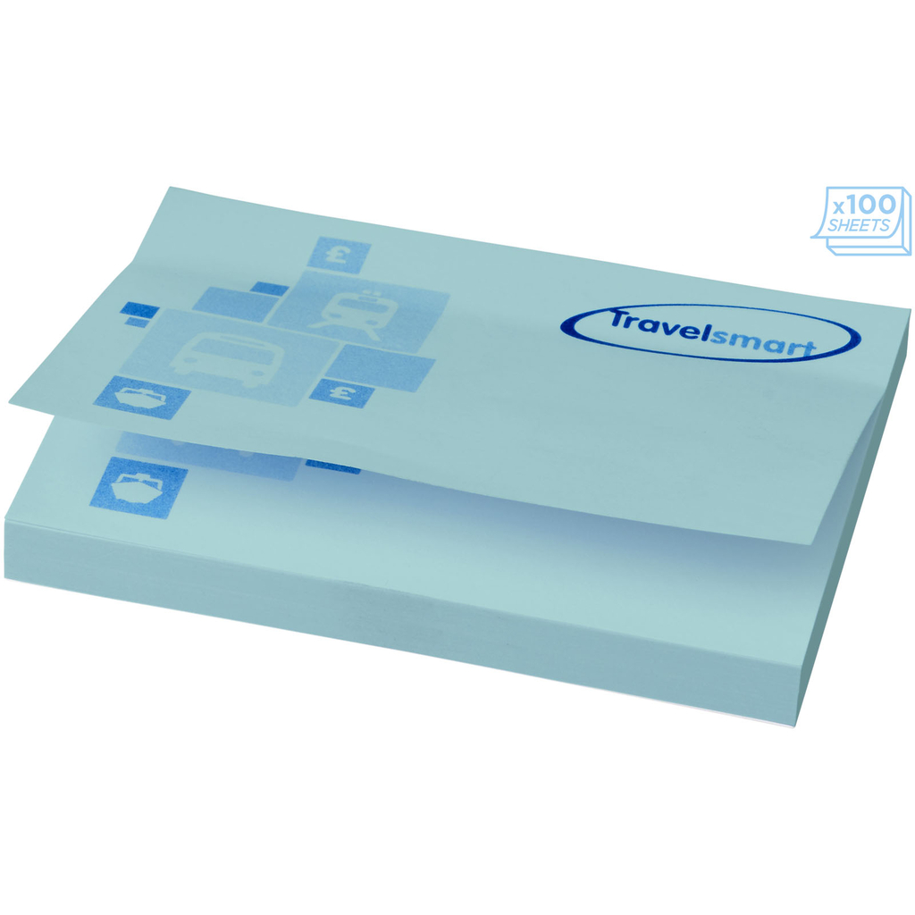 Бумага для заметок Sticky-Mate 105x75, колір світло-синій - 21094011- Фото №4