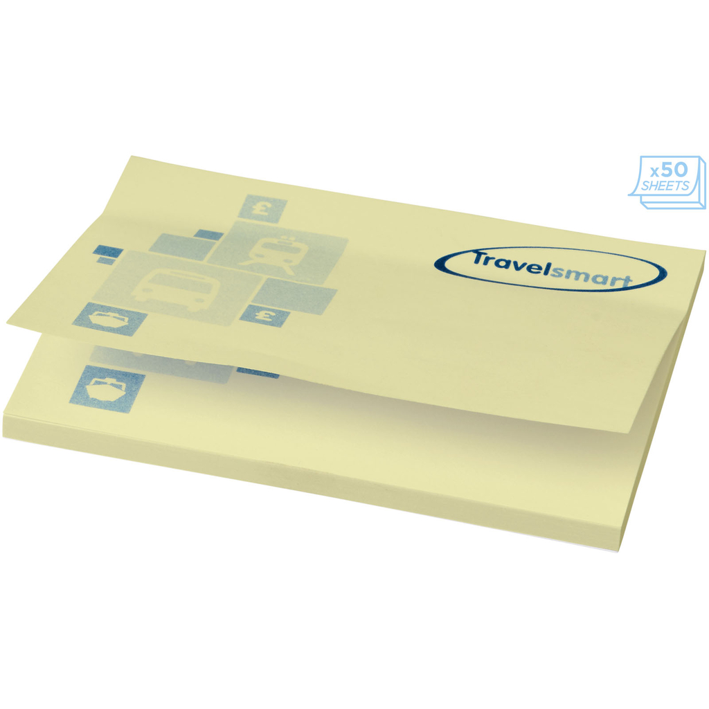 Бумага для заметок Sticky-Mate 100x75, колір світло-жовтий - 21094022- Фото №1