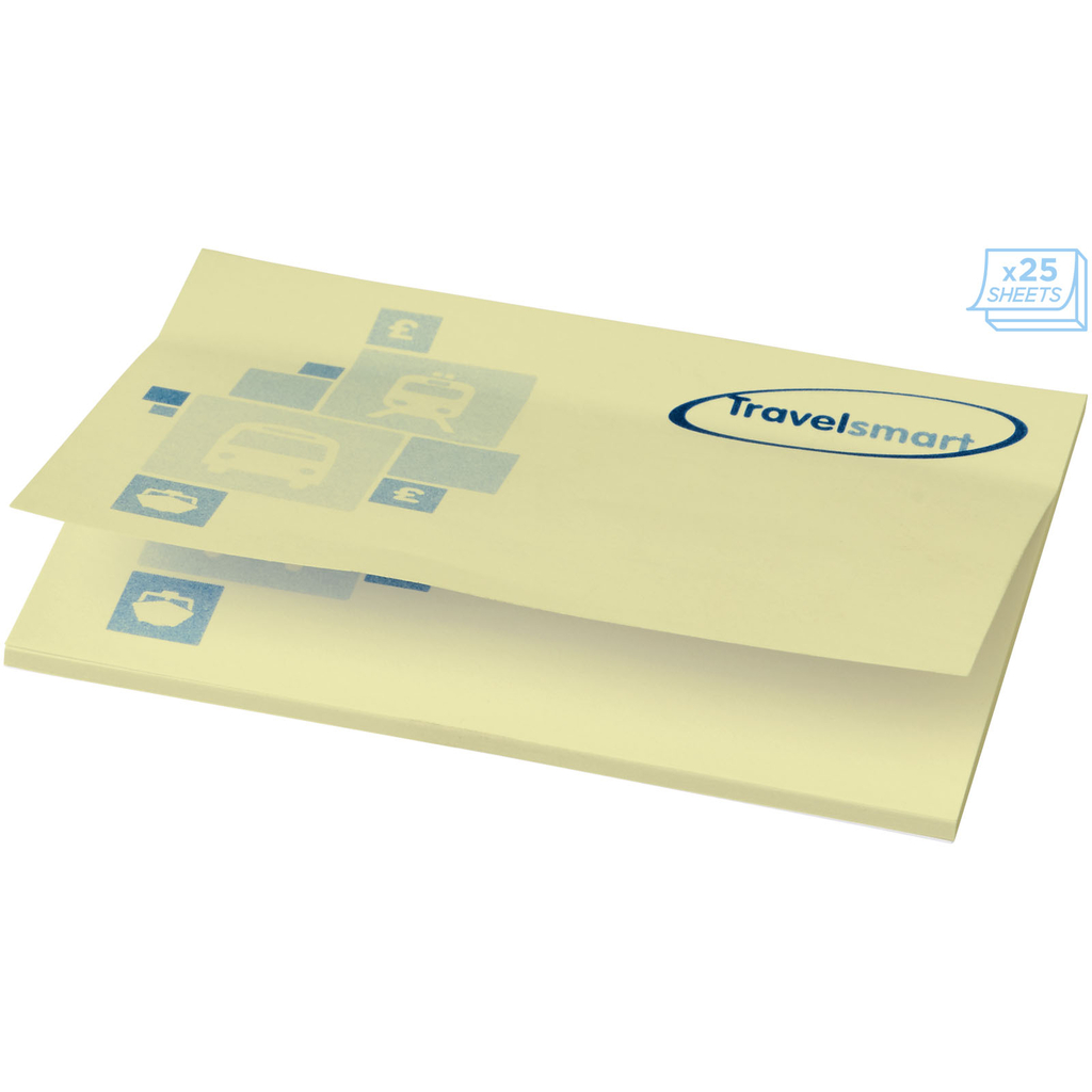 Бумага для заметок Sticky-Mate 100x75, колір світло-жовтий - 21094022- Фото №3