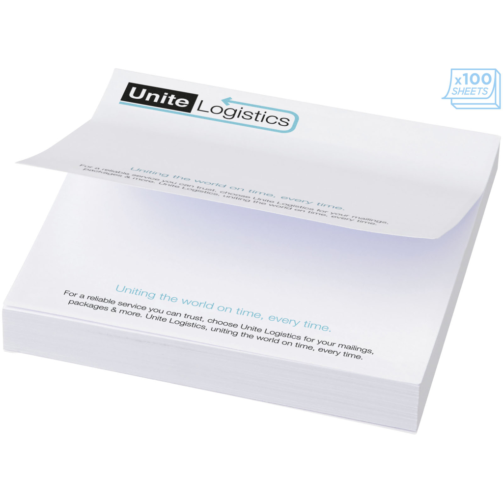 Бумага для заметок Sticky-Mate 100x100, колір білий - 21095001- Фото №4