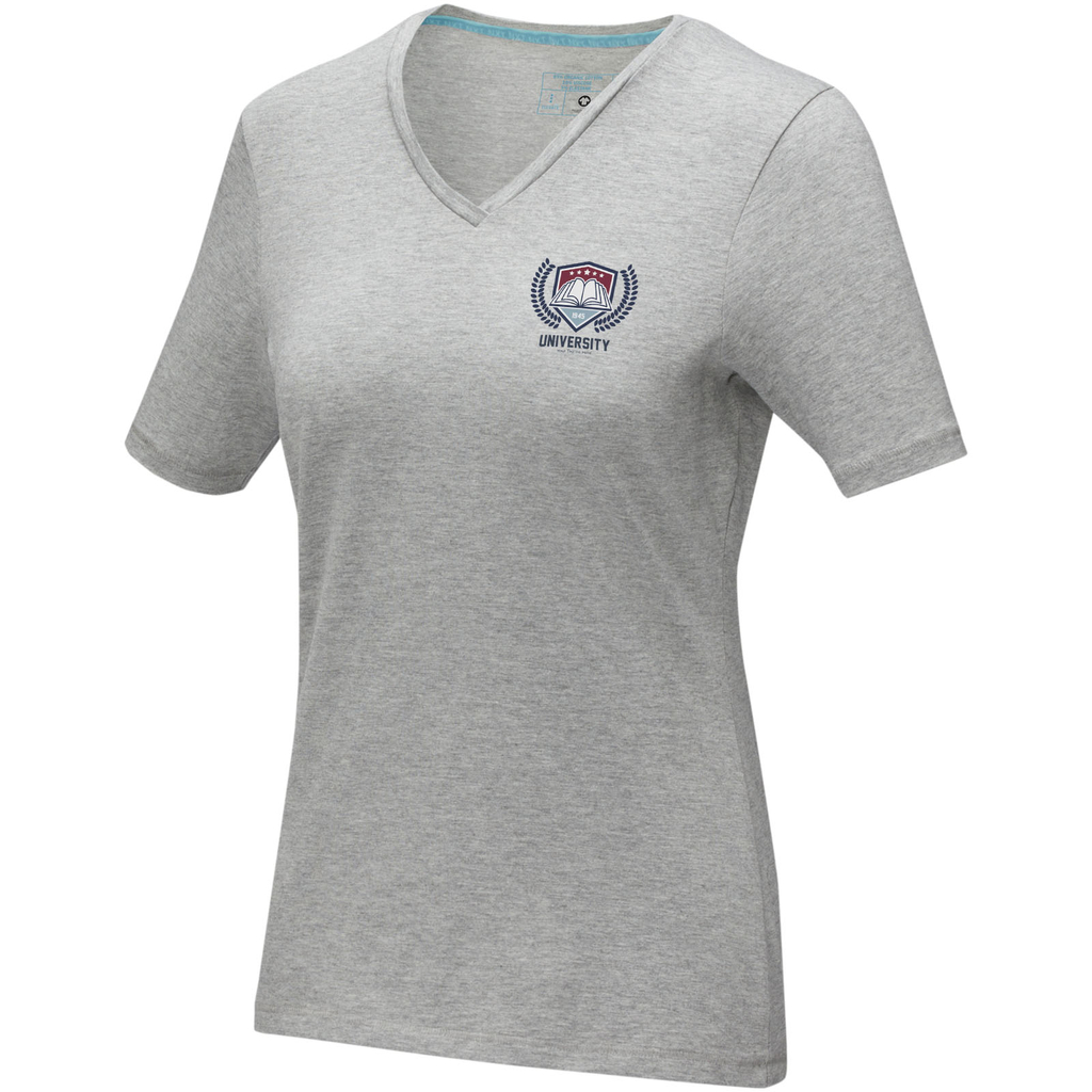 Футболка Kawartha Vneck, колір сірий меланж  розмір L - 38017963- Фото №2