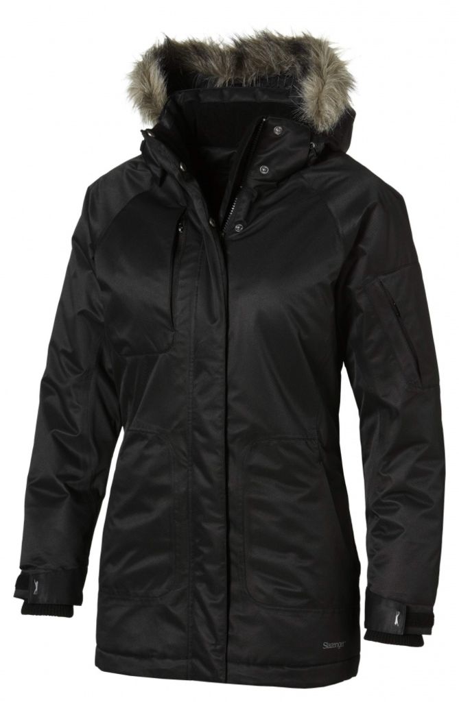 Куртка жіноча Wildcard, колір чорний з білим
