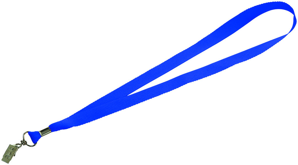 Шнурок с поворотным зажимом Igor, цвет ярко-синий