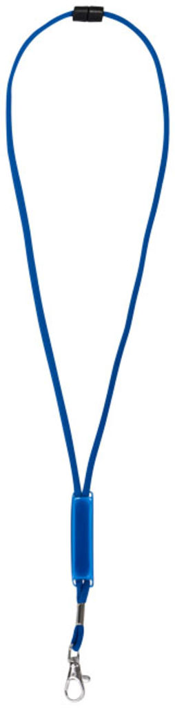 Шнурок Landa с регулируемой вставкой, цвет ярко-синий