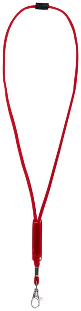 Шнурок Landa с регулируемой вставкой, цвет красный
