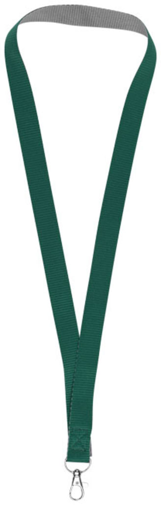 Двоколірний шнурок Aru із застібкою на липучці, колір зелений