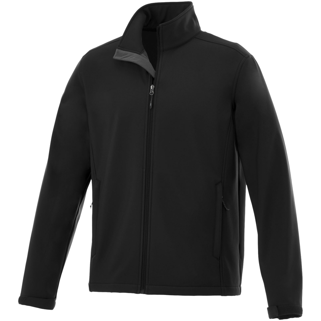 Куртка софтшел Maxson, колір суцільний чорний  розмір XXL - 38319995- Фото №1