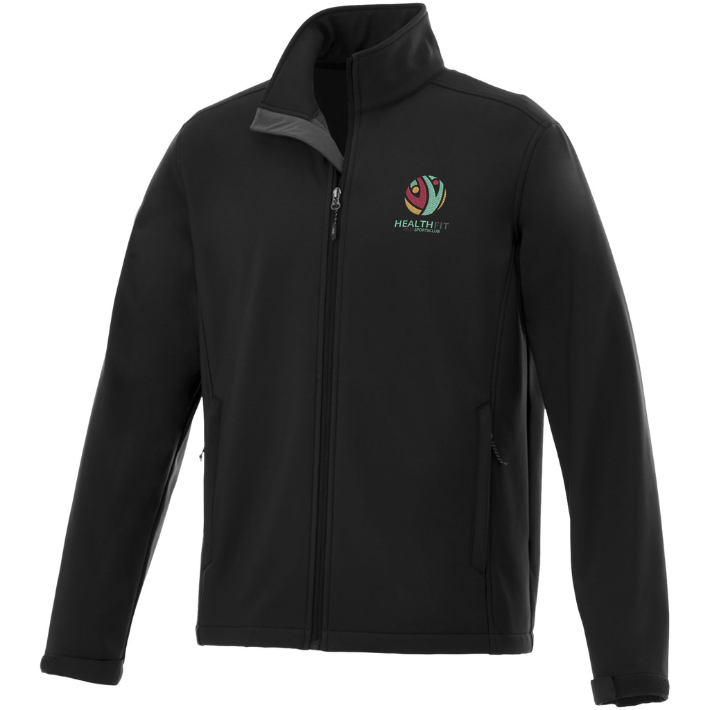 Куртка софтшел Maxson, колір суцільний чорний  розмір XXL - 38319995- Фото №3