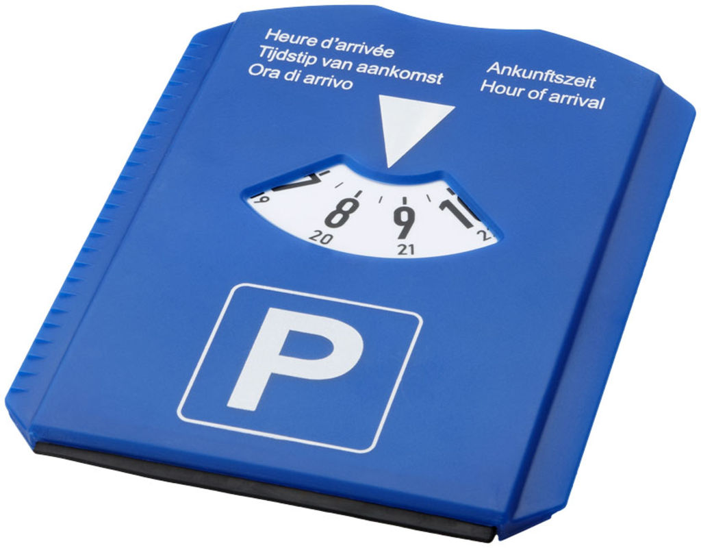 Парковочный диск 5 в 1, цвет синий