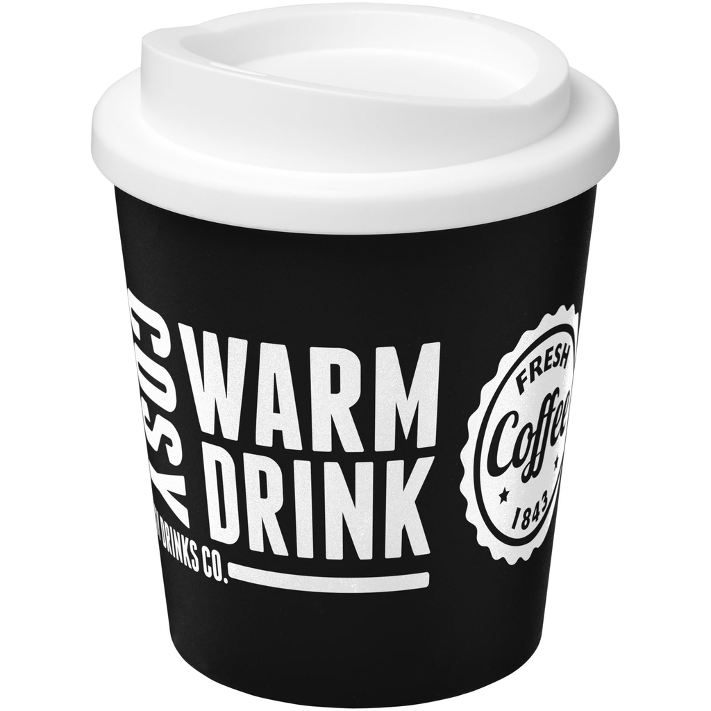 Термокружка Americano Espresso, цвет сплошной черный, белый - 21009201- Фото №2
