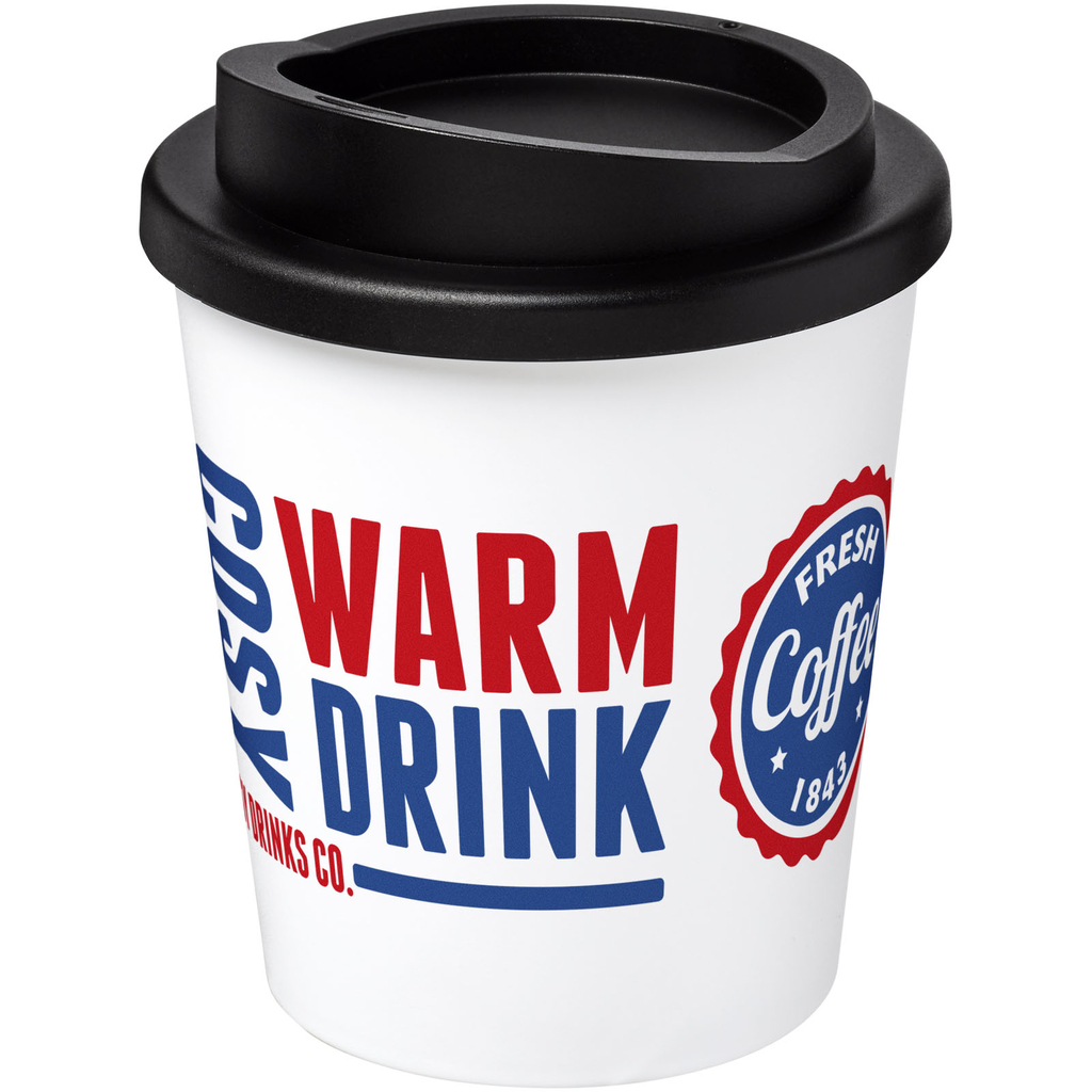 Термокружка Americano Espresso, цвет белый, сплошной черный - 21009208- Фото №2
