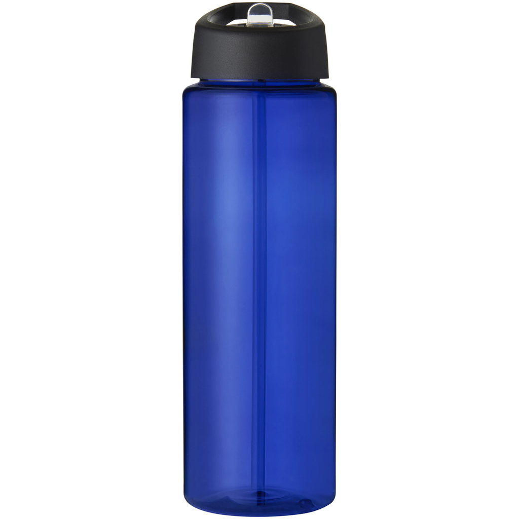 Бутылка спортивная H2O Vibe, цвет cиний, сплошной черный - 21009604- Фото №3