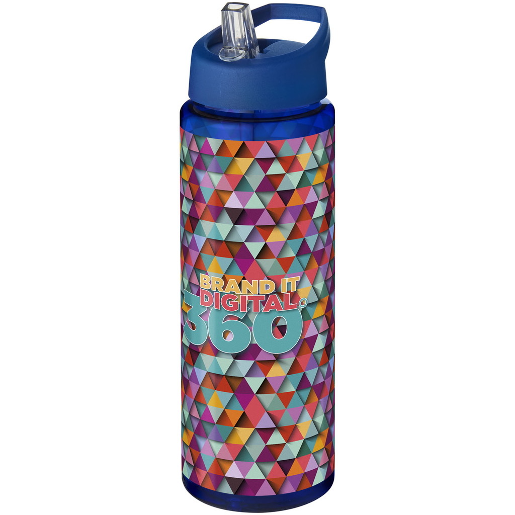 Бутылка спортивная H2O Vibe, цвет cиний - 21009606- Фото №2