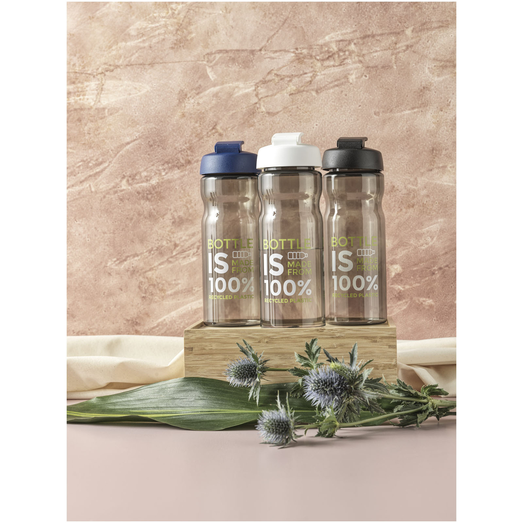 Пляшка спортивна H2O Eco, колір темно-сірий, зелений світлий - 21009706- Фото №5