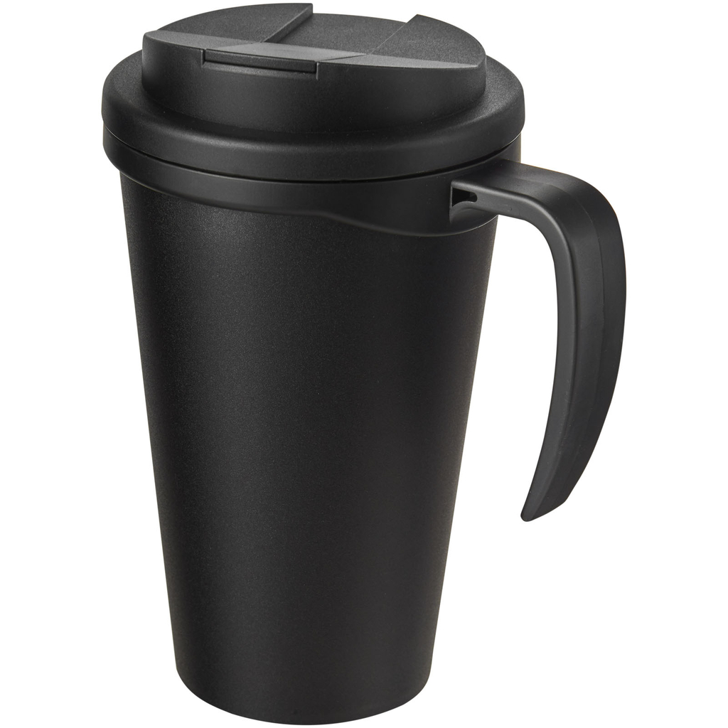 Кружка Americano Grande, колір чорний глянсовий, суцільний чорний - 21042100- Фото №1