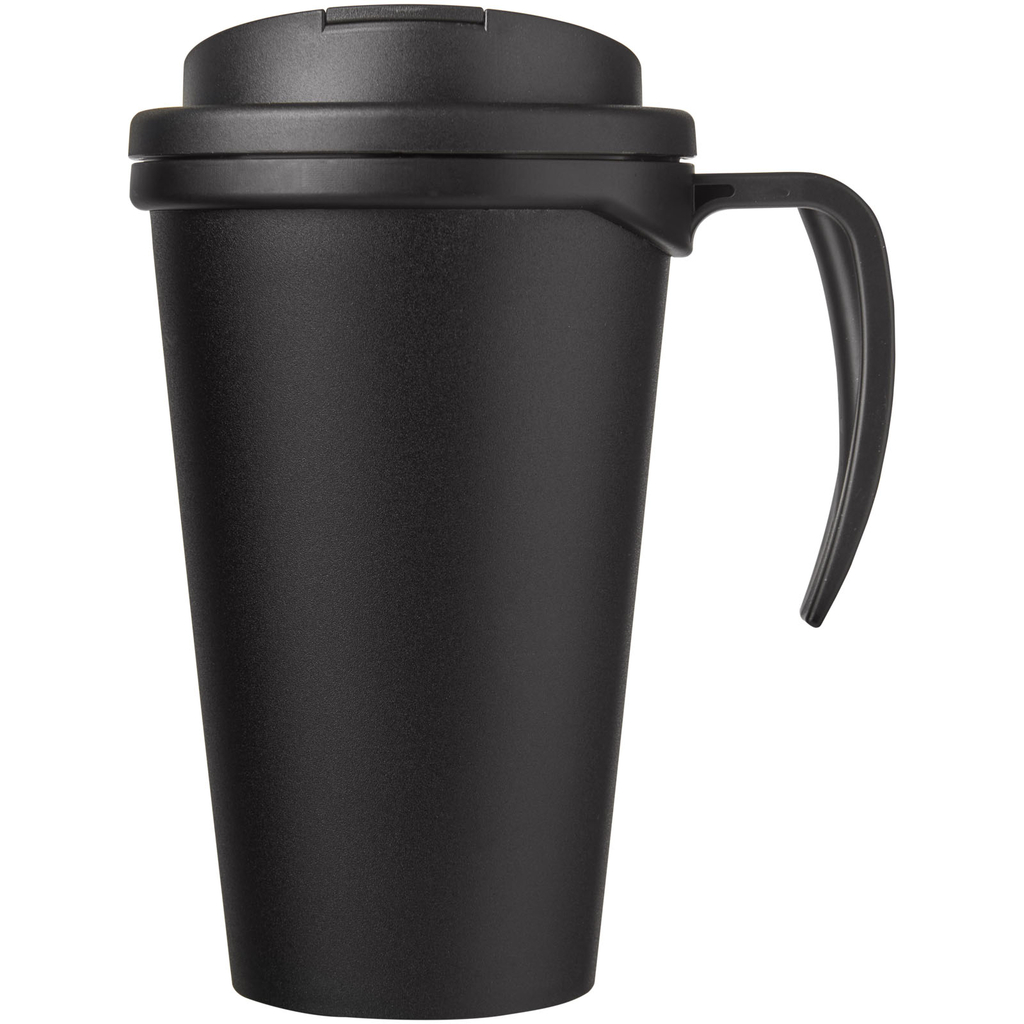Кружка Americano Grande, колір чорний глянсовий, суцільний чорний - 21042100- Фото №4