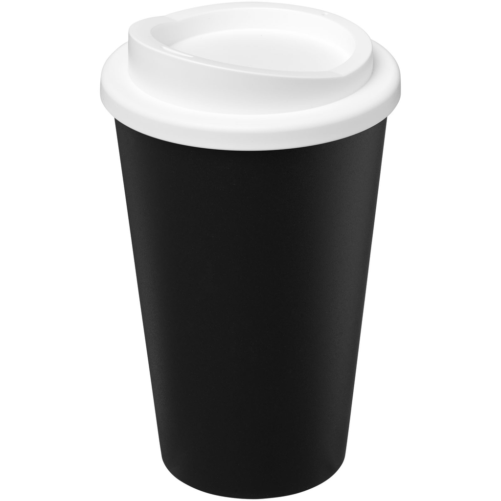 Термокружка Americano Eco, колір суцільний чорний, білий - 21042200- Фото №1