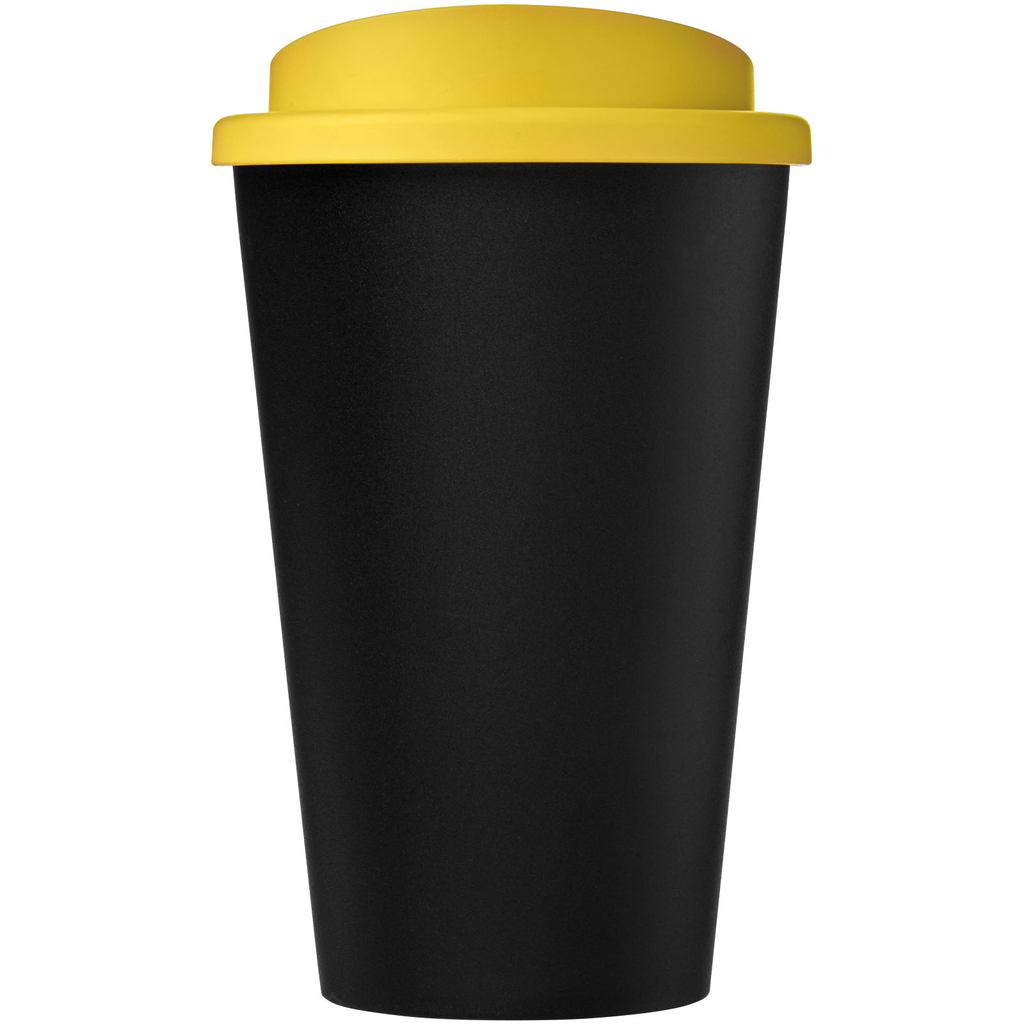 Термокружка Americano Eco, колір суцільний чорний, жовтий - 21042201- Фото №3