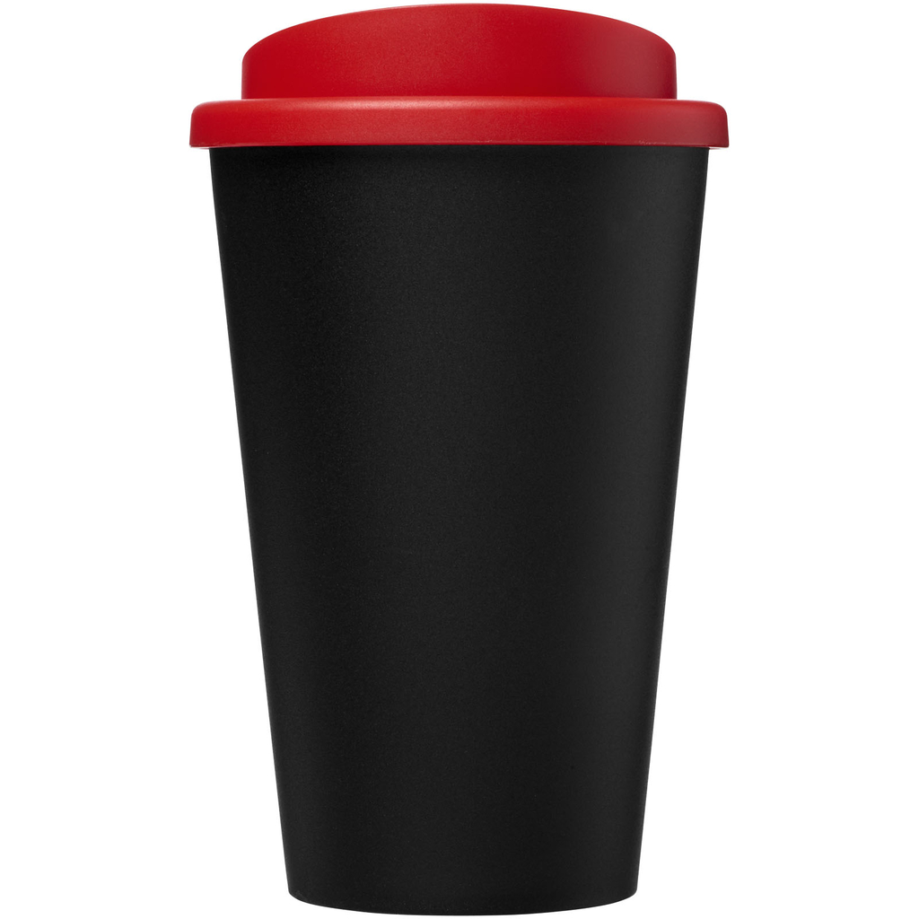 Термокружка Americano Eco, колір суцільний чорний, червоний - 21042203- Фото №3