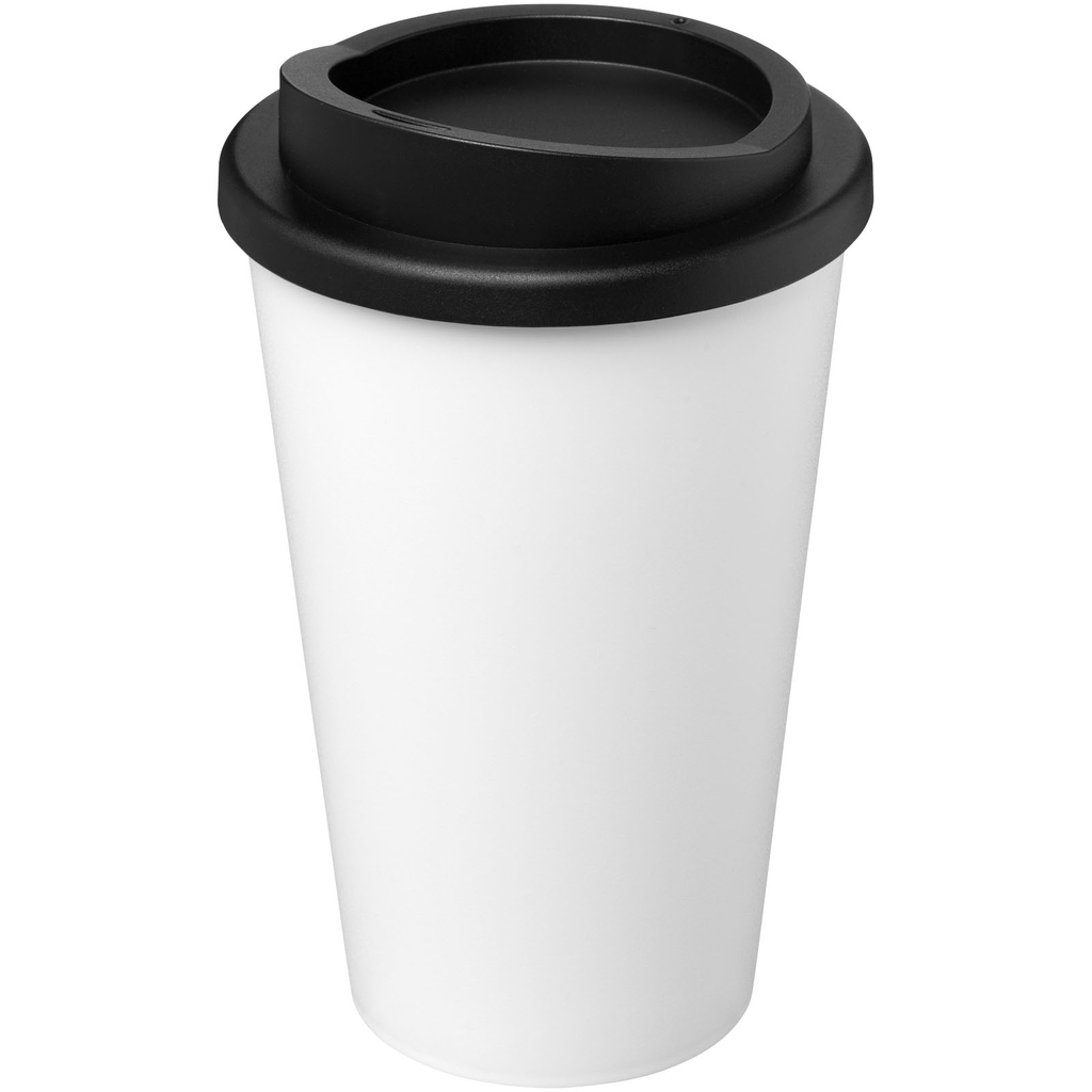 Термокружка Americano Eco, цвет белый, сплошной черный - 21042213- Фото №1