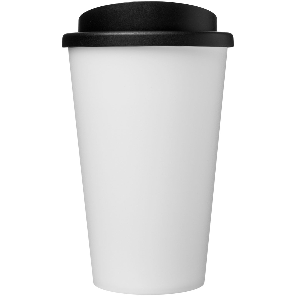 Термокружка Americano Eco, цвет белый, сплошной черный - 21042213- Фото №3