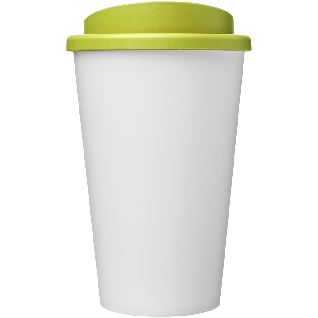 Термокружка Americano Eco, цвет белый, лайм - 21042222- Фото №3