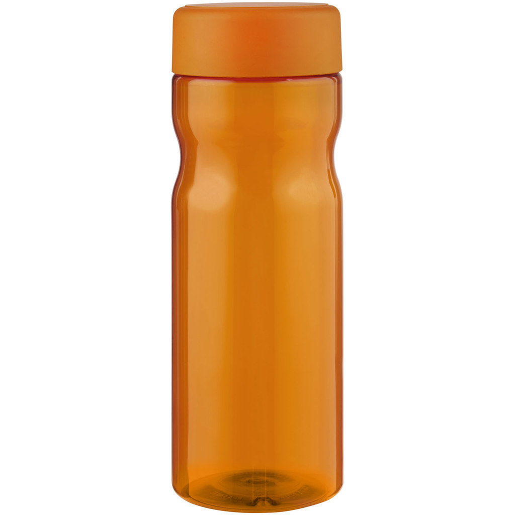 Пляшка з кришкою для води, що загвинчується H2O Eco Base 650 ml, колір помаранчевий, помаранчевий - 21043506- Фото №4