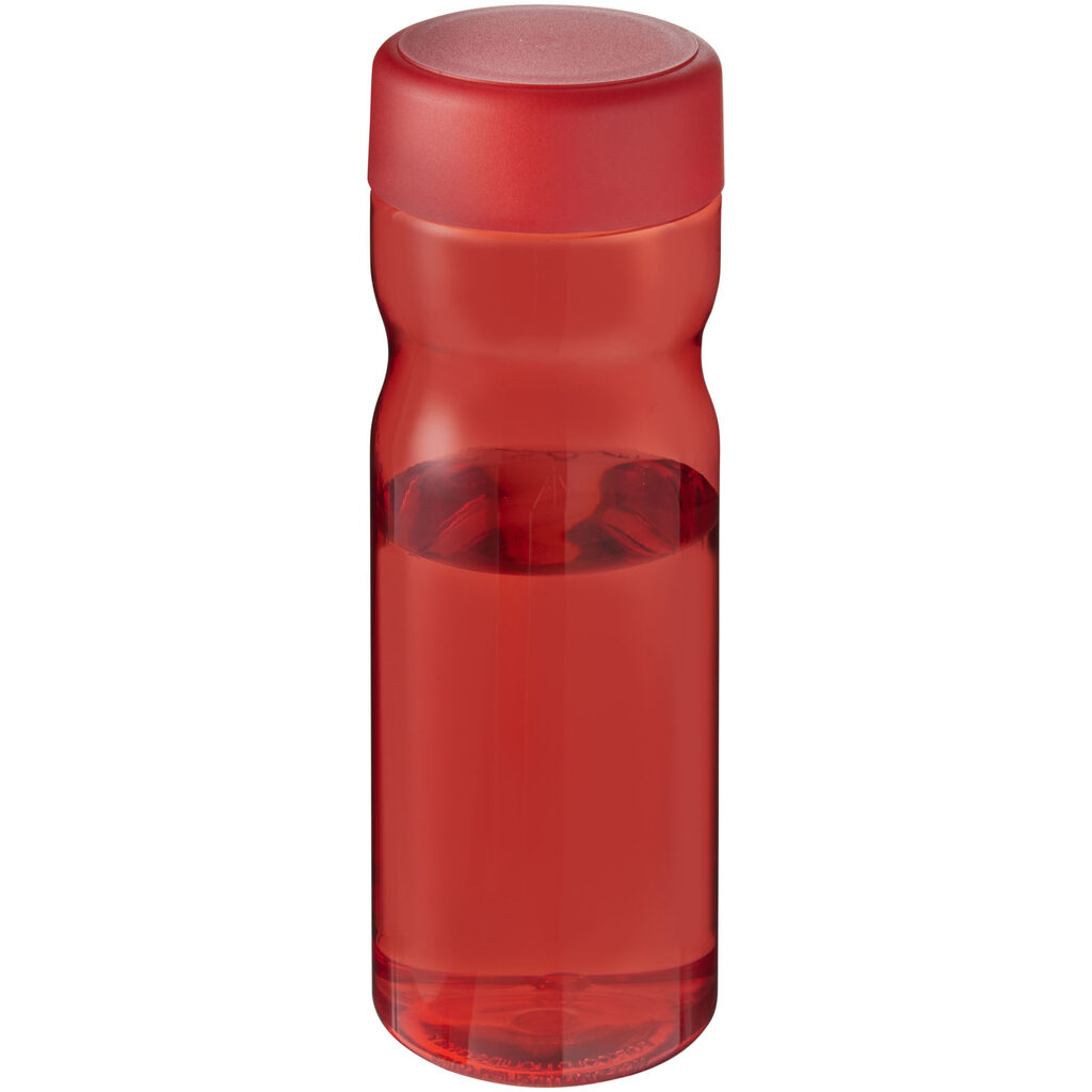 Пляшка з кришкою для води, що загвинчується H2O Eco Base 650 ml червоний, червоний - 21043508- Фото №1