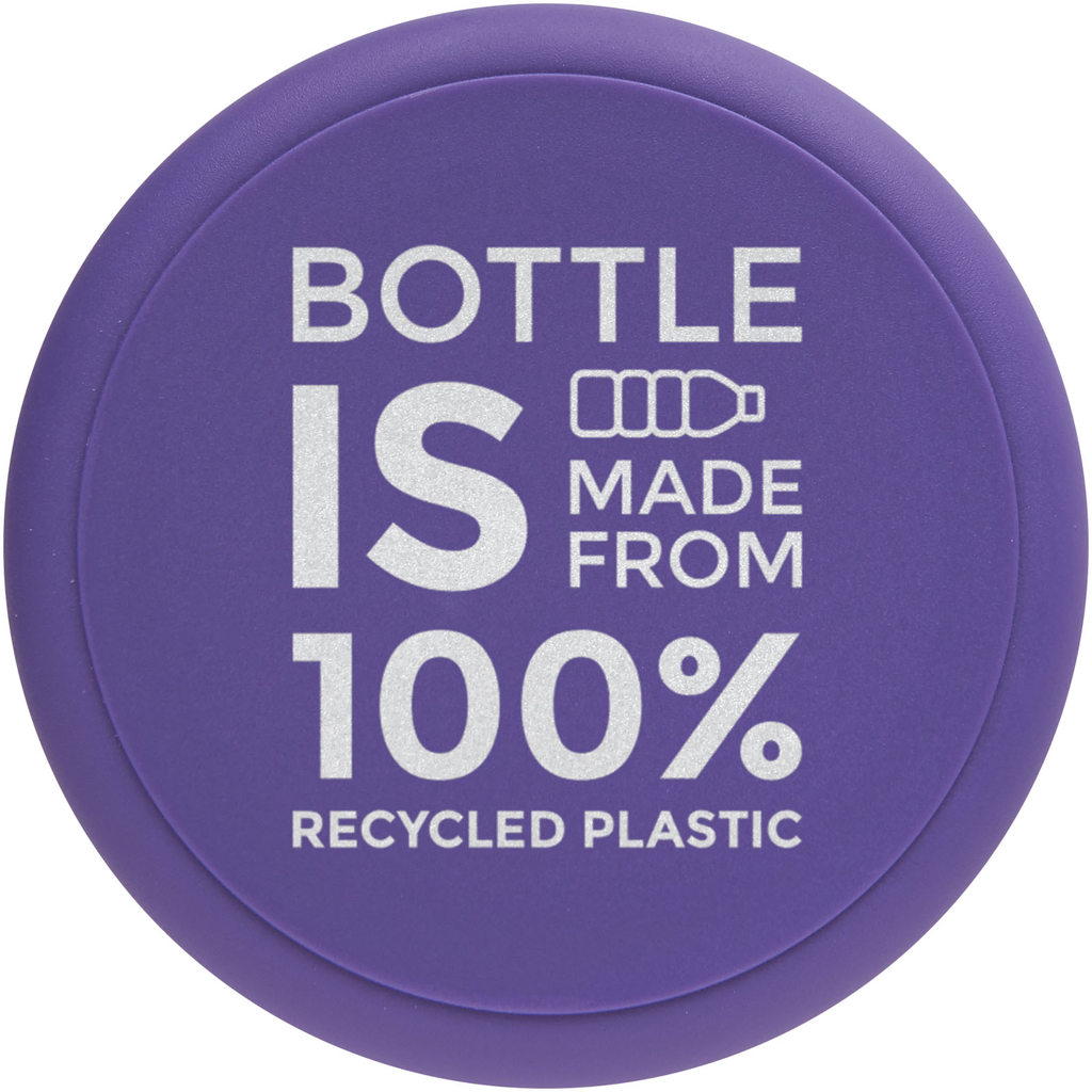 Пляшка з кришкою для води, що загвинчується H2O Eco Base 650 ml, колір пурпурний, пурпурний - 21043510- Фото №3