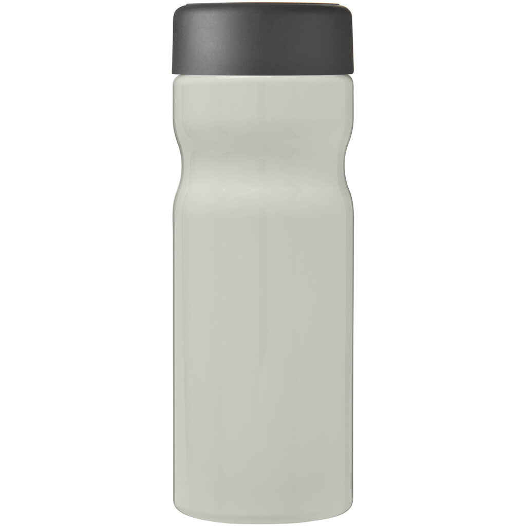 Бутылка с завинчивающейся крышкой для воды H2O Eco Base 650 ml цвета слоновой кости, серый - 21043512- Фото №4
