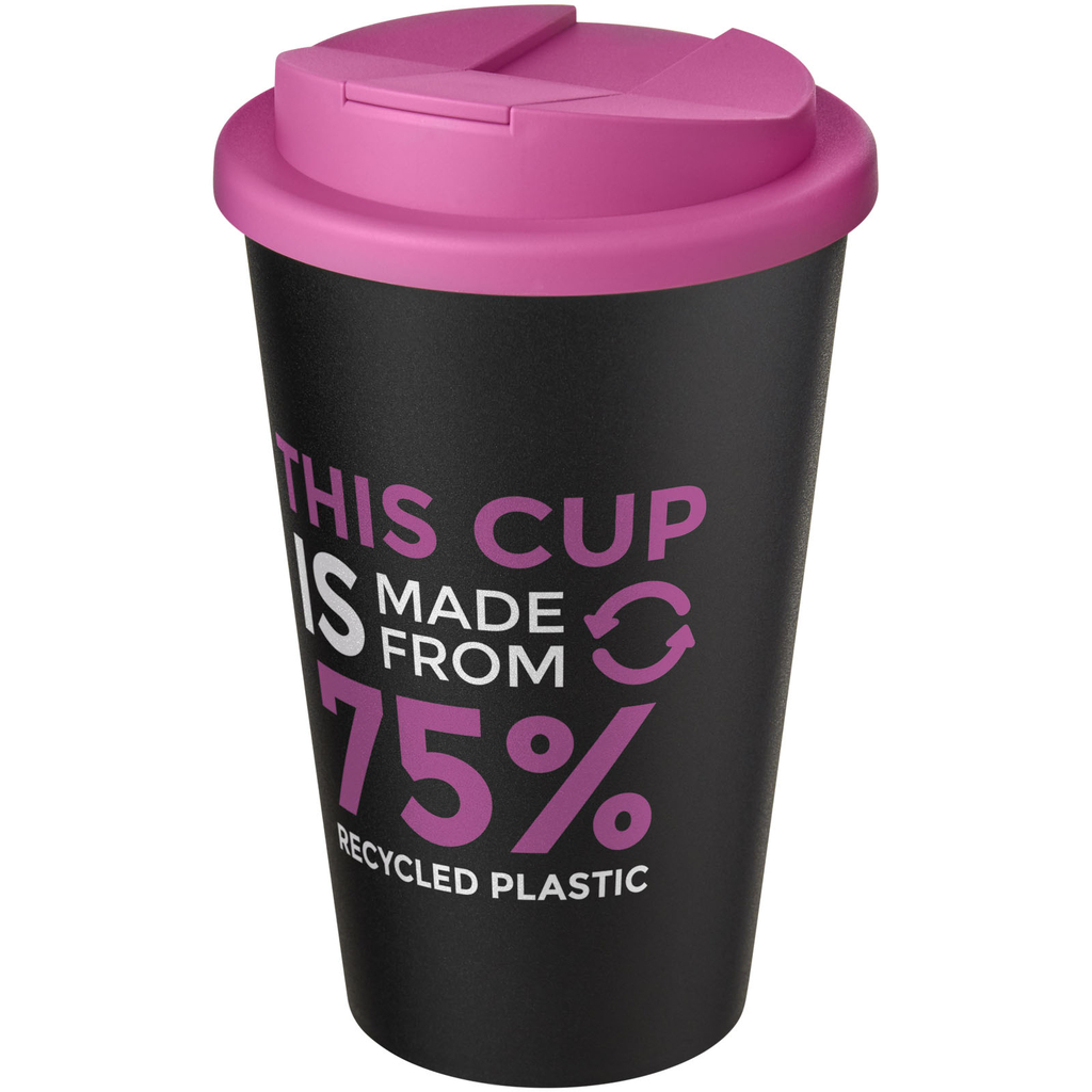 Кружка Americano Eco, колір рожевий, суцільний чорний - 21042541- Фото №2 Кружка Americano Eco, колір рожевий, суцільний чорний - 21042541- Фото №2