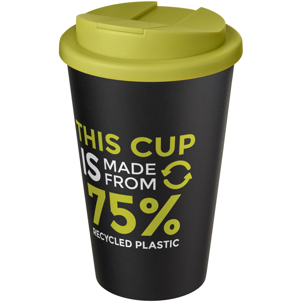Кружка Americano Eco, колір лайм, суцільний чорний - 21042563- Фото №2 Кружка Americano Eco, колір лайм, суцільний чорний - 21042563- Фото №2