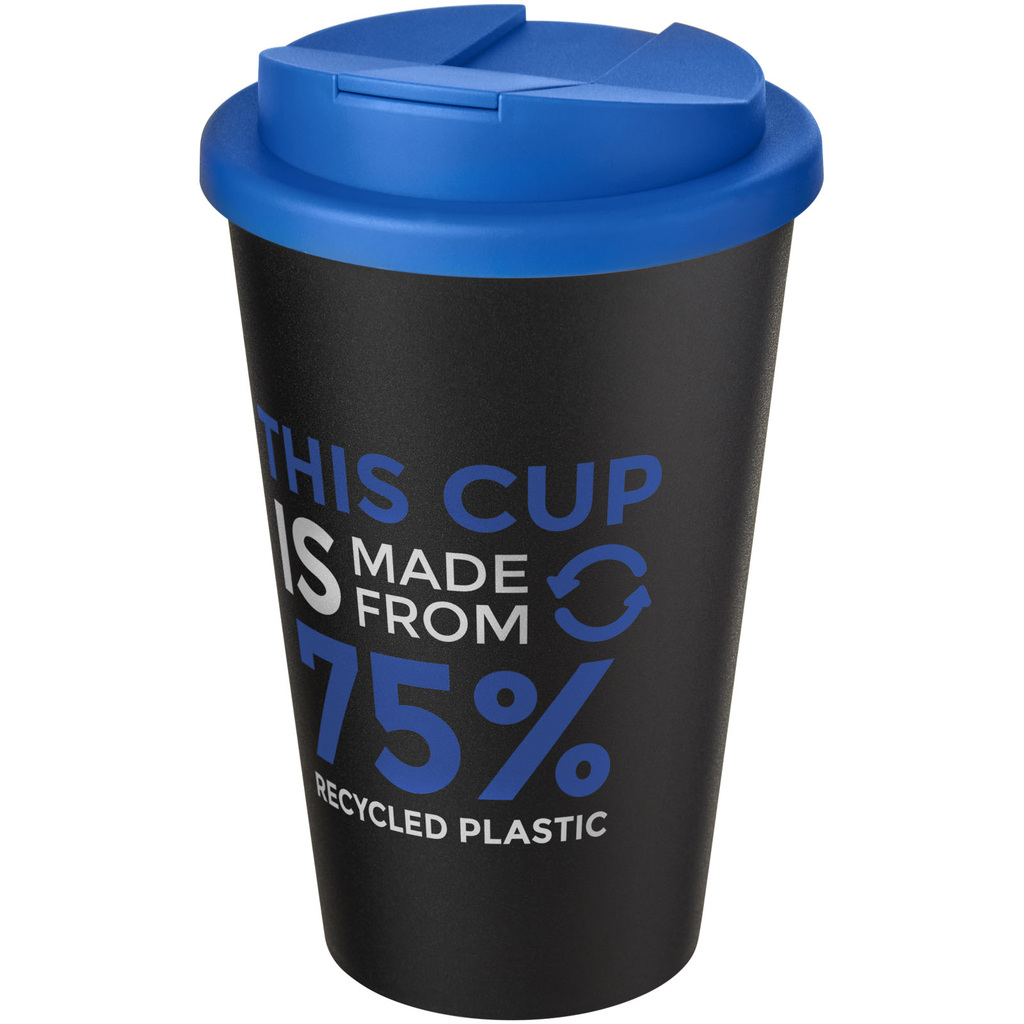 Кружка Americano Eco, колір середньо-синій, суцільний чорний - 21042591- Фото №2 Кружка Americano Eco, колір середньо-синій, суцільний чорний - 21042591- Фото №2