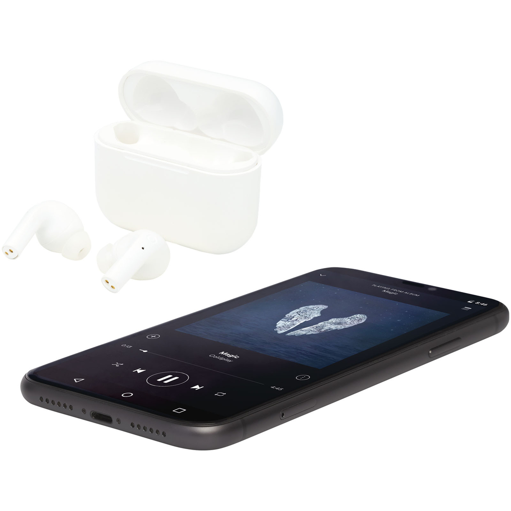 Навушники бездротові Braavos 2 True Wireless, колір білий - 12416001- Фото №8